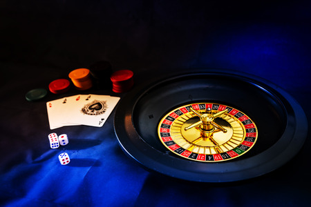 Casino dices Gambling Concept Backgroundのeditorial素材