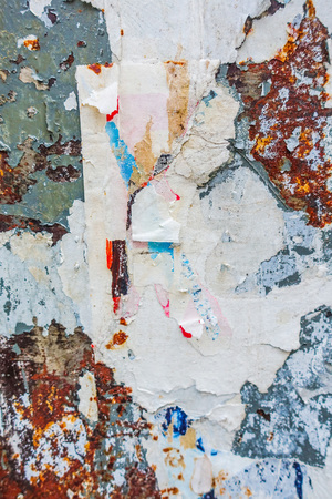 Old posters grunge textures and backgroundsの写真素材