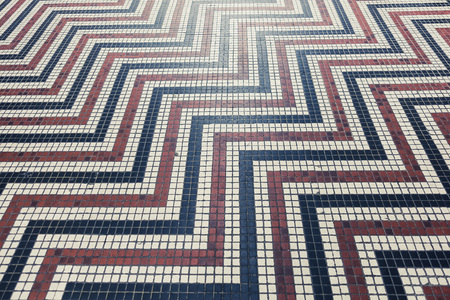 tile wall texture pattern for backgroundの写真素材