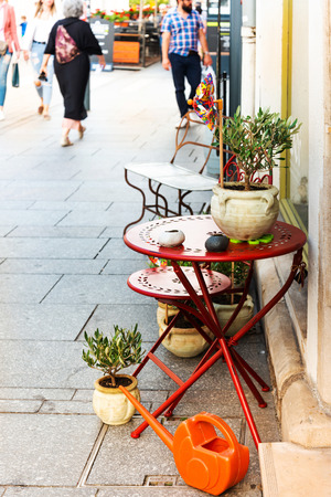 NANCY, FRANCE - June 23, 2018: Street view in Nancy city, Franceのeditorial素材