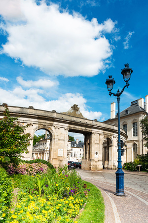 NANCY, FRANCE - June 23, 2018: Antique building view in Old Town Nancy, Franceのeditorial素材