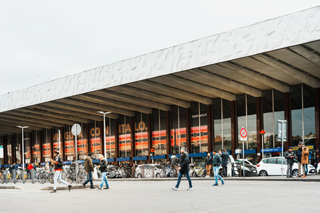 ROME, ITALY - January 17, 2019: Main train station Rome, ITALYのeditorial素材