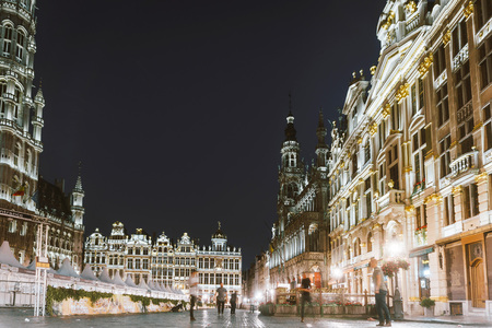 BRUSSELS, BELGIUM - August 27, 2017: Grand Square in Brussels cityのeditorial素材