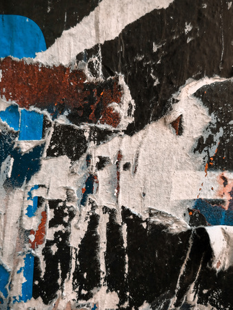 Old posters grunge textures and backgroundsの写真素材