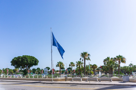 VALLETTA, MALTA - June 28, 2017: Malta airport building exterior