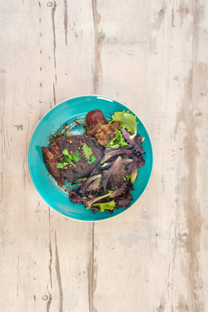 fondant beef paleron and its juice at the winemakerの写真素材