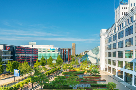 EINDHOVEN, NETHERLANDS - JULY 27, 2018 : Street view of Downtown Eindhoven, Netherlandsのeditorial素材