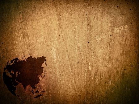 aged asia map-vintage artworkのeditorial素材