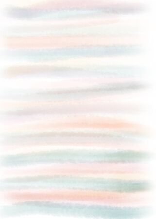 Original watercolor artwork painted by myself on white backgroundの写真素材