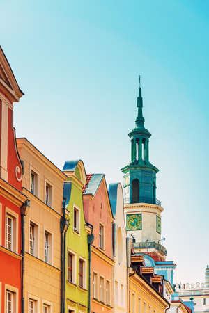 Traditional Cathedral building in Poznan, Polandの写真素材