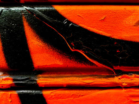 Close-up of urban graffitis painted on wall for  your creative design