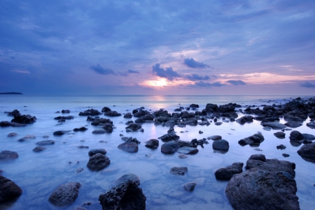 Chaweng Noi Beach at Samui Thailandの写真素材