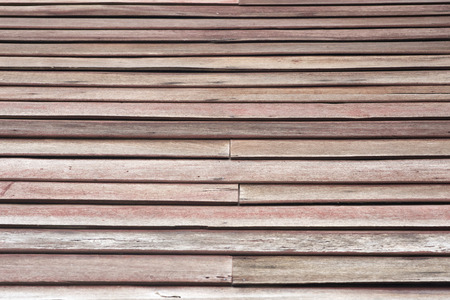 Old vintage planked wood board - rustic or rural backgroundの写真素材