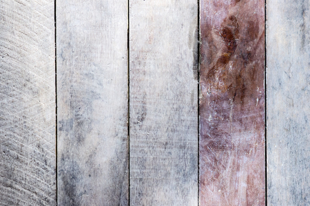 Old vintage planked wood board - rustic or rural backgroundの写真素材