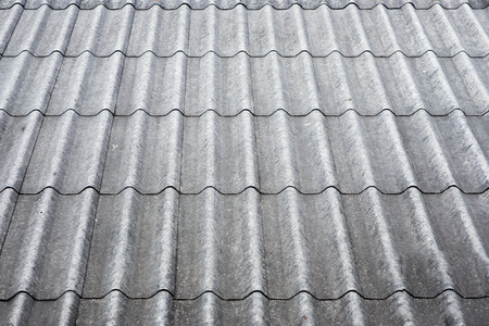 Roof house with tiled roofの写真素材