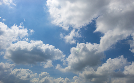 White cloud on blue sky cloudsの写真素材