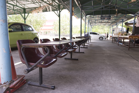 Empty exam room for appoint to study or work (exam)の写真素材