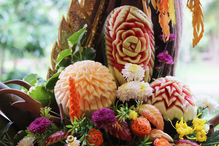 Fruit Carvingの写真素材