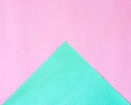 Texture background of pastel colors; blue and pink papers in minimal concept.
Flat lay, Top view.の写真素材