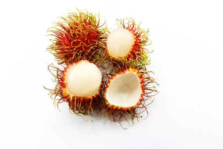 Rambutan fruit of thailandの写真素材