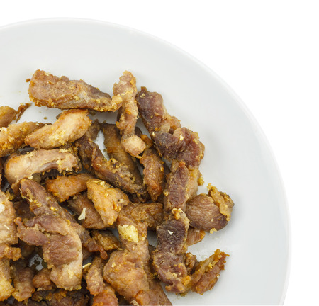 Grilled pork meat closeupの写真素材