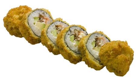 Japanese food, sushi rolls.の写真素材