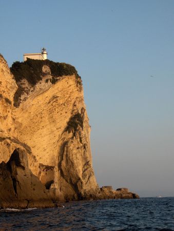 Miseno Cape, in Italyの写真素材