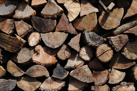 wood logs background