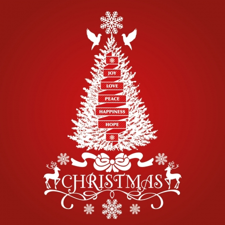 decorative elements make up a Christmas themeのイラスト素材