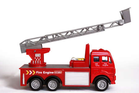Toy fire dept carの写真素材
