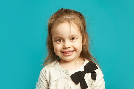 Cute baby with a charming smile.