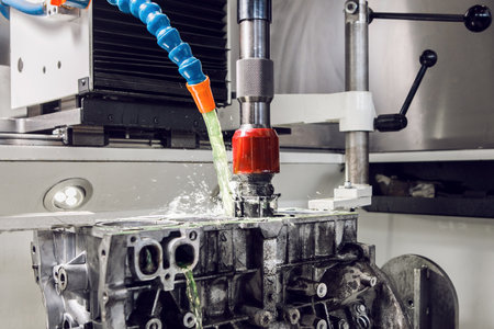 CNC block honing, overhaul of engine. In the engine machining department Automatic honing machine is...