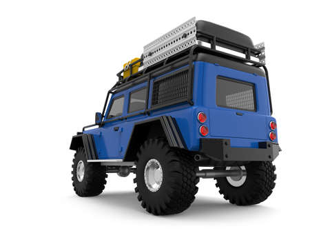 suv off-road sand adventure back