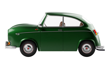 retro car elegant 3d sideの写真素材