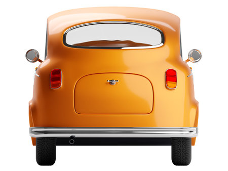 retro car elegant 3d backの写真素材