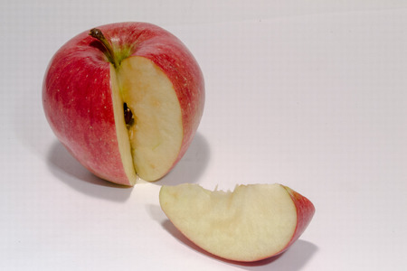 the fresh ripe apple