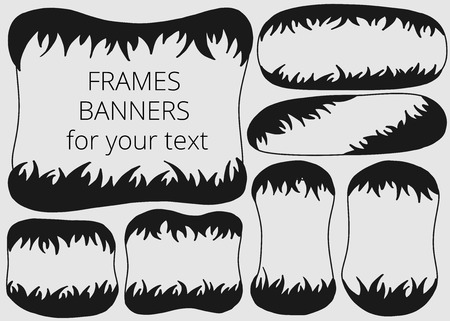 Frames for photos  for your textのイラスト素材