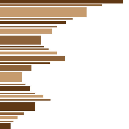Frame made of strips of brown shade on a white backgroundのイラスト素材