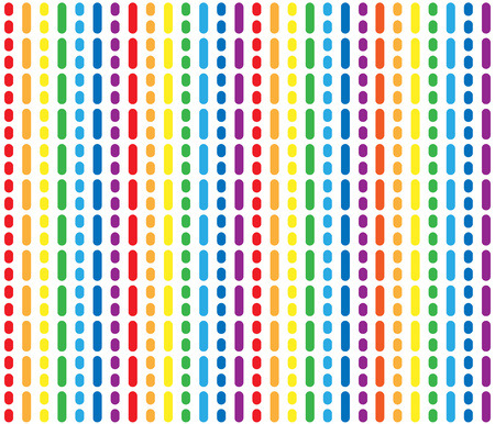 Seamless pattern of colored stripes on a white backgroundのイラスト素材