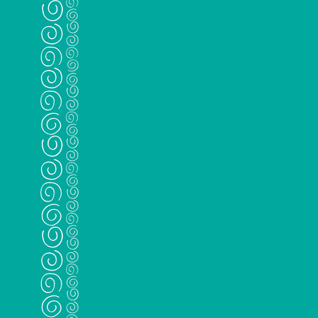 Seamless pattern frame for text with white curlicuesのイラスト素材