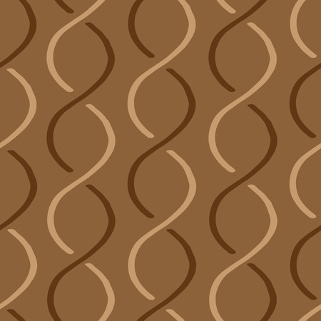Seamless pattern brown waves on brown backgroundのイラスト素材