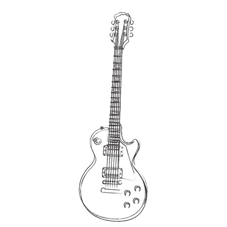 Play guitarのイラスト素材