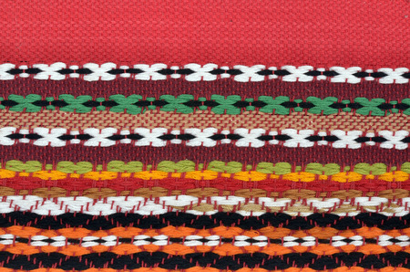 Bulgarian embroidery traditional national design pattern used on covers ,dresses ,napkins , table...