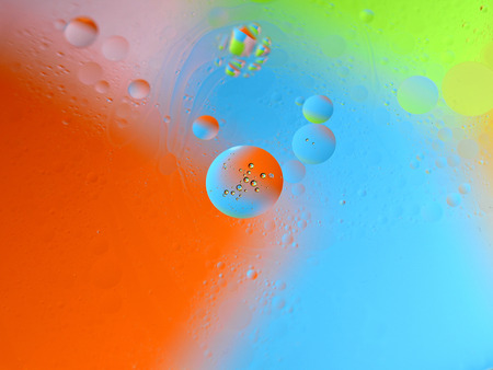 Abstract defocused background with transparent  dropsの写真素材