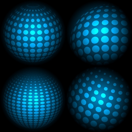 set blue technology backgrounds, vector illustration eps10のイラスト素材