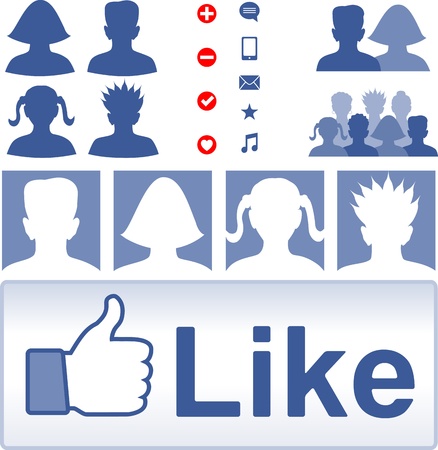 set of web iconsのイラスト素材