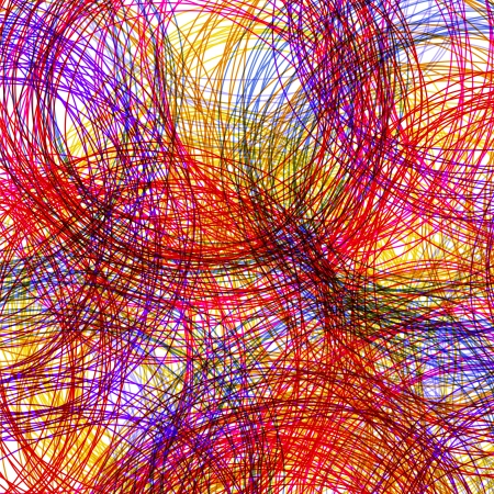 hand drawn colorful background, abstract illustrationの写真素材