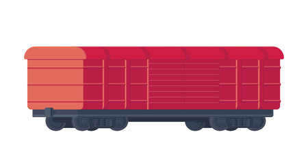 Train freight railway car. Rail freight. Vector illustration.の写真素材