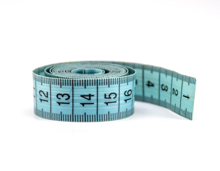 Centimetr isolated on white background. Measuring Tape.