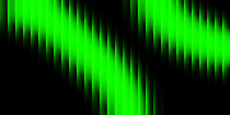 Abstract background with neon stripes in green and black colors. Vector illustrationの写真素材